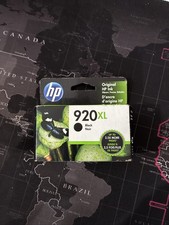 HP 920XL Black High Yield Ink Cartridge Genuine OEM Original Exp. 03/2022 picture