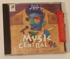 Windows Music Central 96 - Microsoft Home  CD-ROM -  Vtg Game Software picture