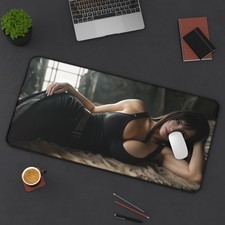 Tifa Lockhart Mouse Pad, FF7 Gaming Desk Mat, Desk Decor picture
