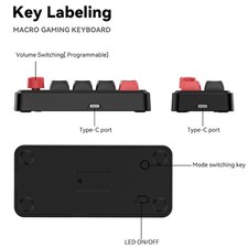 4 Key Mechanical Gaming Keyboard Hot Swap Keypad for Efficient Typing and Gaming picture