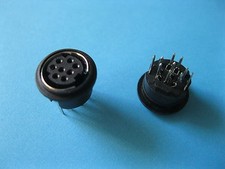 20 pcs Mini 8 Pin DIN Jack Circular PCB Mount Female Connector New picture