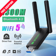 1300Mbps USB 3.0 WiFi Adapter Dual Band 2.4GHz 5GHz Bluetooth 4.2 Wireless Netwo picture
