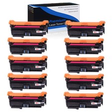 10PK CE263A 647A Magenta Toner for HP LaserJet CP4525xh CP4525dn CP4025dn picture