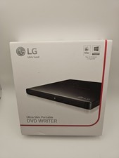 LG GP65NB60 Ultra Slim External USB DVD/CD Writer Black Silent Play Mac/PC picture