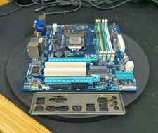 Gigabyte GA-B75M-D3H Motherboard W/ Intel SR0YX CPU, 4GB RAM & I/O Shield picture