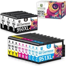 3-Sets 950XL and 951XL Ink Cartridges Combo Pack Compatible for HP 950XL  9015 picture