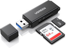 UGREEN SD Card Reader Portable USB 3.0 | Dual Slot Flash Memory Card Adapter picture