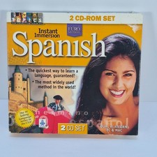 Instant Immersion Spanish The Euro Method 2 CD-ROM Set PC Mac Language Learning  picture