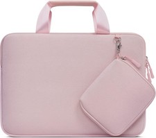 MOSISO Pink Laptop Sleeve Bag for 15-15.6 inch Laptops, Compatible with MacBook picture