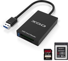 XQD Card Reader USB 3.0 Dual Slot XQD SD Memory Card Reader 5Gbps for Sony Nikon picture