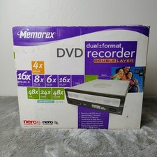 Vintage Memorex Dual Format DVD Recorder 16X DVD-R 48X CD-R Drive picture