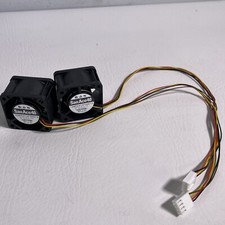 Lot 2x DC Cooling Fan SANYO DENKI 109P0412P3H013 SanAce 40/ DC 12v picture
