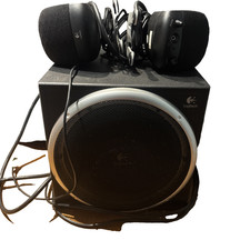Logitech Z-340 2.1 Channel Wired Speaker System w/ Subwoofer 3.5mm Black/Silver picture