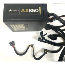 Corsair AX850 850W Power Supply 80 Plus Gold Modular PSU CMPSU-850AX Tested picture