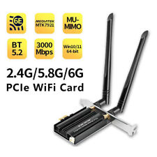 Dbit AX3000 PCIE WiFi-6E Tri-band WiFi Card 3000Mbps WiFi Adapter Bluetooth 5.2 picture