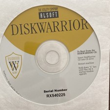 Diskwarrior Software For Mac CD- Rom Disk With Serial Number Alsoft picture