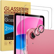 2+2 Pack Screen Protector for iPad (A16) 11th/10th Gen + Camera Lens Protector picture