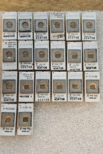 4 Retro Rare Fujitsu 404708 Intel C2708 White Ceramic Gold EPROM PROM Clean picture