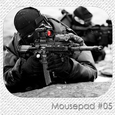 ARMY CUSTOM MOUSE PAD MILITARY GUN RIFLE LOGO MOUSEPAD  (MM-04) picture