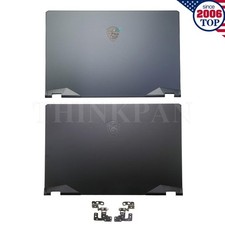 New LCD Back Cover Hinges MSI GE66 Raider 10SD 10SE MS-1541 1542 1543 Black/Blue picture