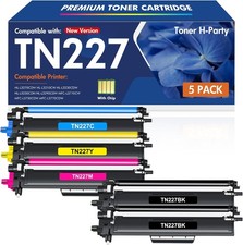 5 Pack TN227 Toner for Brother MFC-L3770CDW HL-L3270CDW 2BK C M Y picture