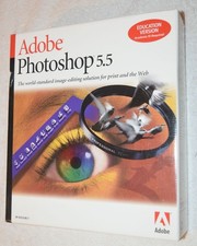 Adobe Photoshop 5.5 Graphic Design sealed manuals - no software discs picture