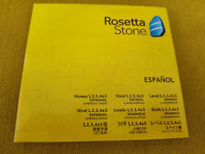 Used As-Is Rosetta Stone Spanish Levels 1 through 5 with Key and Headset picture