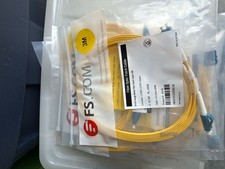FS.COM 3M OS2 Single Mode Fiber Optic Patch Cable, LC-LC/UPC Duplex 9/125um picture