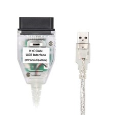 K+CAN K+D CAN USB Cable for BMW E-Series OBD2 Diagnostic Scanner INPA FT232RL picture