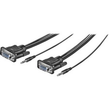 Insignia NS-PV12531 12 inch VGA Cable with Audio - Black picture