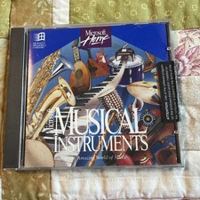 Microsoft Musical Instruments Original CD Case 1992 picture
