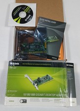 Desktop Network Adapter D-Link DGE-530T 10/100/1000 Gigabit PCI NIC New Open Box picture