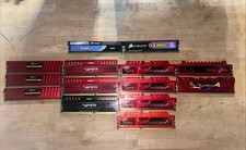 Mix lot of 14 Computer RAM Memory Sticks | Corsair Patriot G Skill Bundle picture