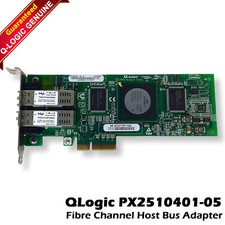 QLogic QLE2462 4Gbps Dual Port Fibre Channel PCIe 4 Network Adapter PX2510401-05 picture