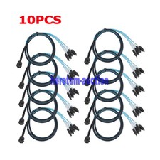10X Mini SAS SFF-8643 To 4 SATA 7pin Hard Disk 6Gbps Data Server Raid Cable 0.5M picture