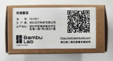 Bambu Lab Complete Hotend Assembly 0.4mm Hardened Steel X1 X1C FAH001 OEM NEW picture