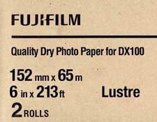  Fujifilm DX100 Paper Glossy 6”x213' (2-Pack) picture