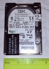 IBM TRAVELSTAR DJSA-220 HARD DISK DRIVE 20GB P/N: 07N6619H318980H16 *PARTS ONLY* picture