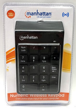 NEW SEALED Manhattan Numeric Wireless Keypad (178846) Black N2141 C0 picture