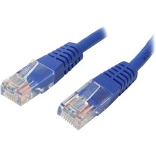StarTech M45PATCH5BL 5 ft Blue Molded Cat5e UTP Patch Cable - Make Fast Ethernet picture