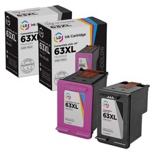 Reman Ink Replacement for HP 63XL HY (1 Blk, 1 Color, 2-Pk) picture