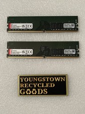 KINGSTON 32GB DESKTOP RAM KIT 2 X 16GB PC4-21300 DDR4 2666MHz 1Rx8 KCP426NS8/16 picture