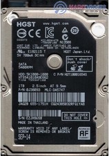 Genuine/Apple HGST H2T10001654S Hard Drive 0J38093 1TB HDD 2.5