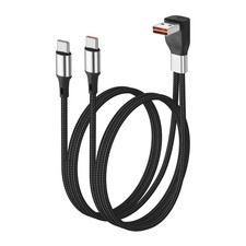 JSADZKJ USB Splitter Charging Cable 2 in 1 Multi 60 centimeters / 1.69 feet picture