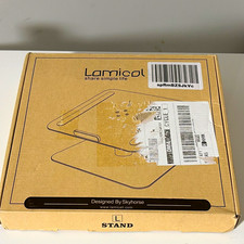 Lamicall Adjustable Laptop Stand Silver Aluminum - New Open Box / Damage Box picture