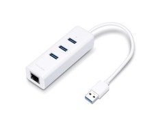 TP-LINK UE330 Gigabit Ethernet LAN Network Adapter 3-Port USB 3.0 Hub Data picture