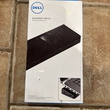 SuperSpeed Docking Station Dell D3000 USB 3.0 DVI HDMI Fast Gigabit picture