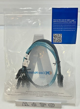 Cable Matters Mini-SAS SFF-8087 to SATA Breakout Cable 0.5m Blue picture