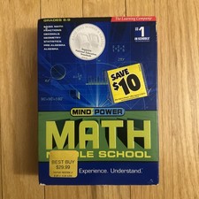 Mind Power Math Middle School Grades 6–9 Complete 4-Disc Set Learning Co picture