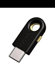 Yubico  5c USB-C w/keyhole FIDO2  Security Key picture